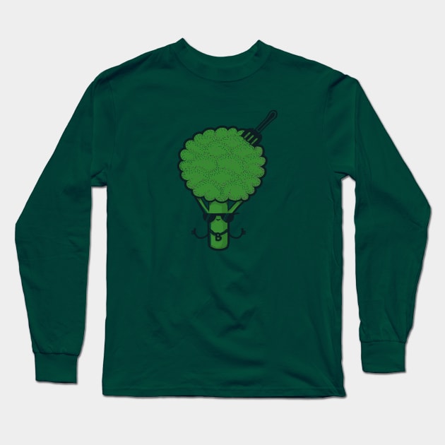 broccoli Long Sleeve T-Shirt by Randyotter